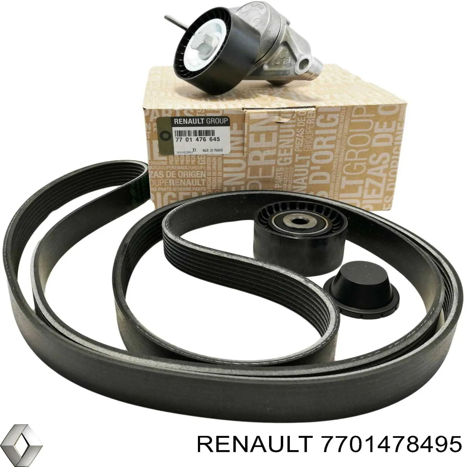 Купить 7701478495 Renault (RVI) Ремень приводной