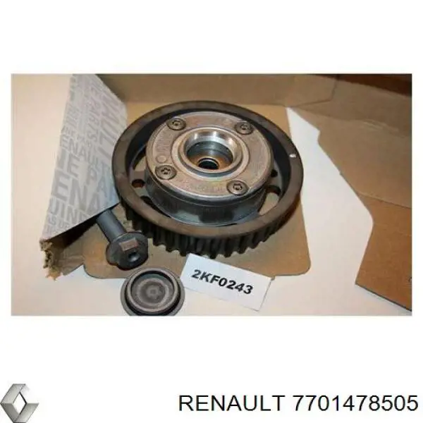 7701478505 Renault (RVI) звездочка-шестерня распредвала двигателя, впускного