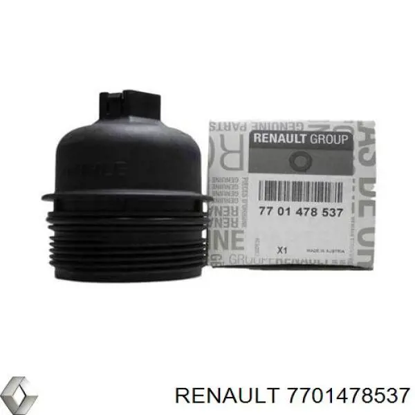 7701478537 Renault (RVI) tampa do filtro de óleo