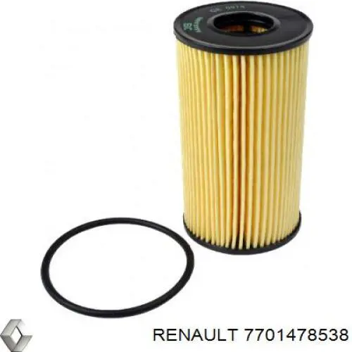 7701478538 Renault (RVI) масляный фильтр