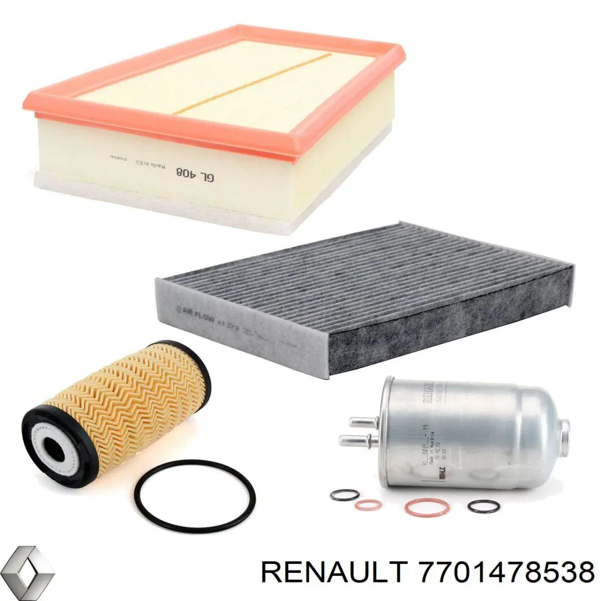 7701478538 Renault (RVI) Масляный фильтр двигателя