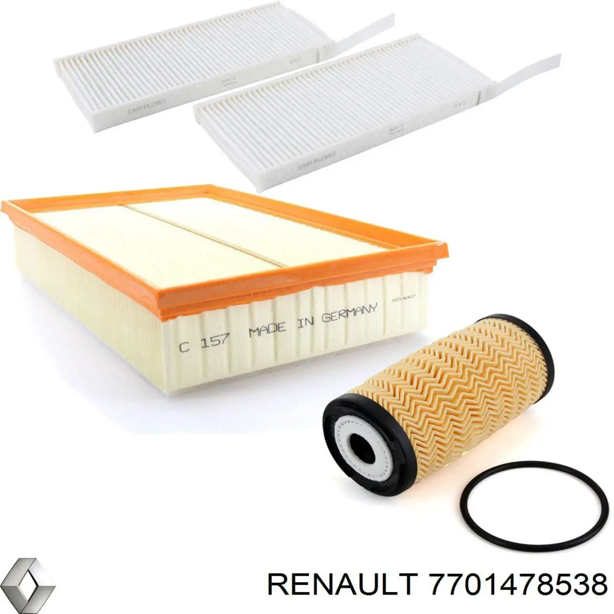 Масляный фильтр 7701478538 Renault (RVI)