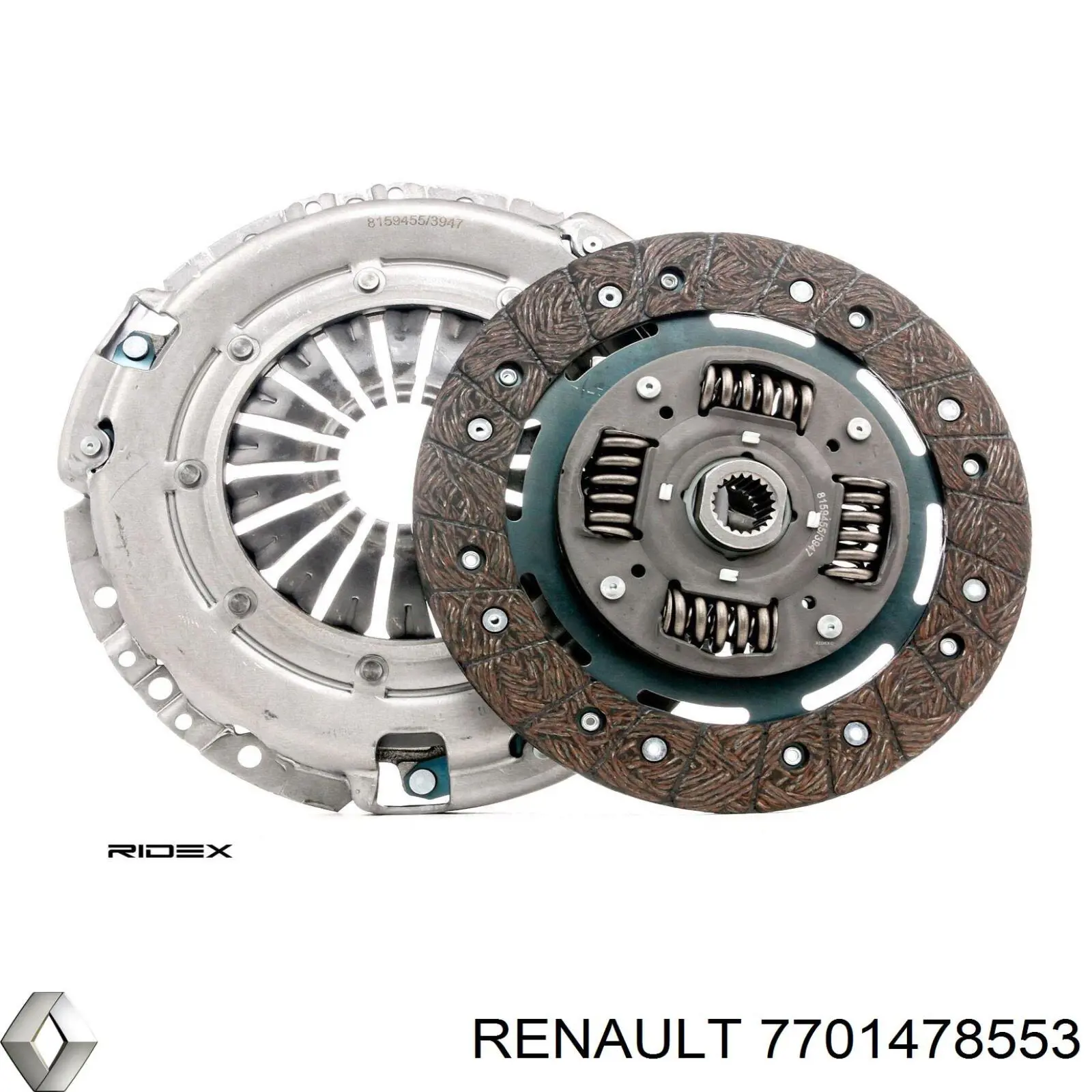 Сцепление 7701478553 Renault (RVI)