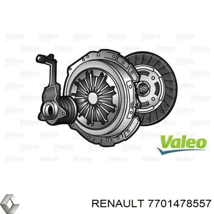 Сцепление 7701478557 Renault (RVI)