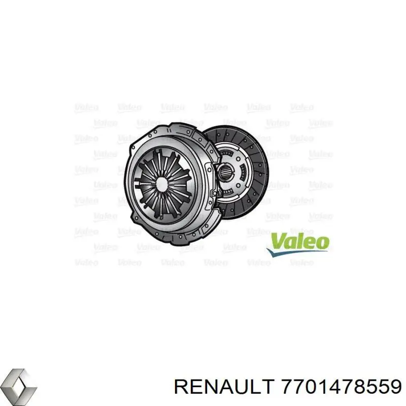 7701478559 Renault (RVI) Сцепление в сборе