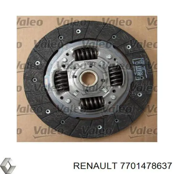 Сцепление 7701478637 Renault (RVI)