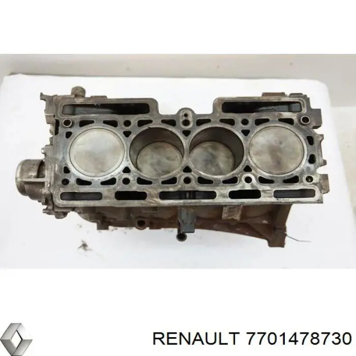 Блок цилиндров двигателя 7701478730 Renault (RVI)