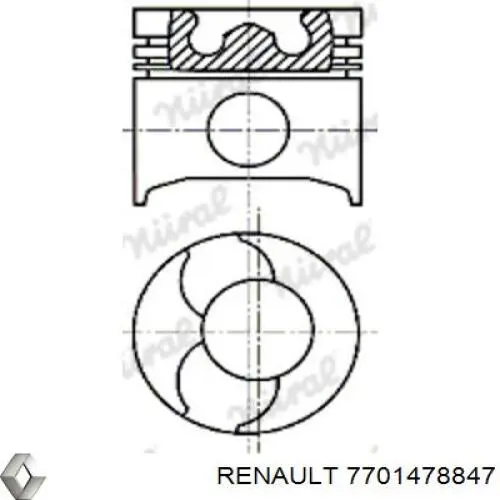 7701478847 Renault (RVI) 