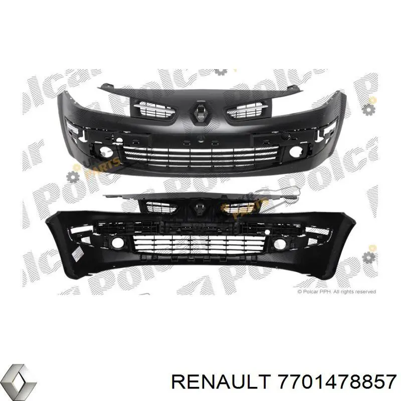 Бампер на авто Renault (RVI) 7701478857 цена, от 97.94 USD