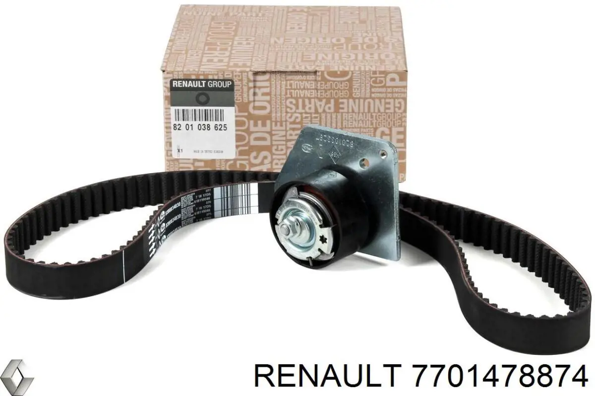 Комплект ГРМ 7701478874 Renault (RVI)