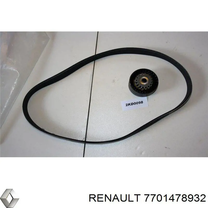 Ремень приводной 7701478932 Renault (RVI)