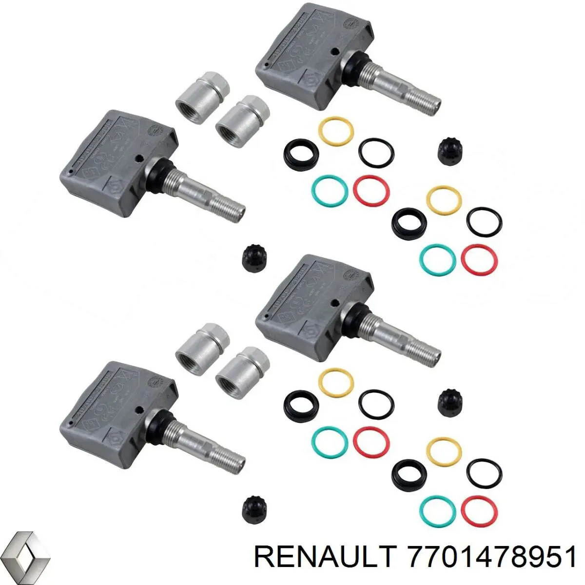 Датчик давления в шинах 7701478951 Renault (RVI)