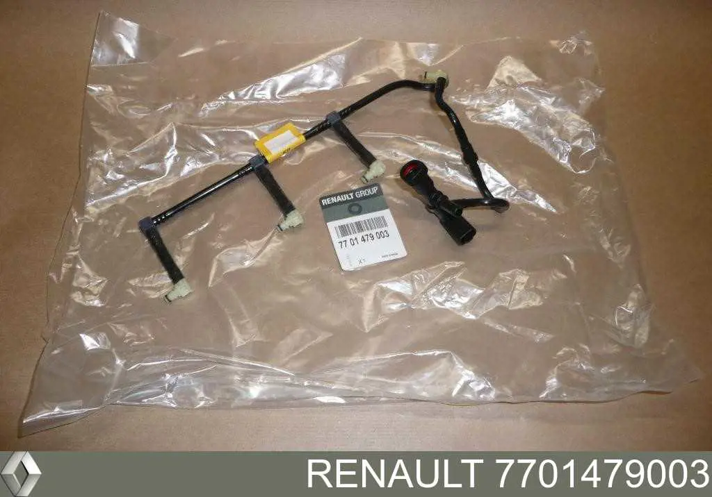Трубка топливная, обратная от форсунок Renault (RVI) 7701479003