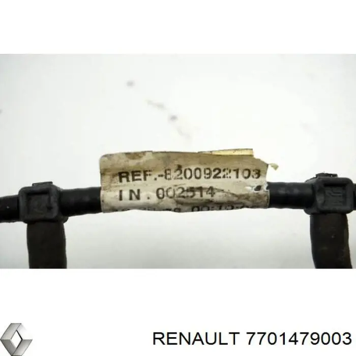 Обратная топливная трубка от форсунок Renault (RVI) 7701479033