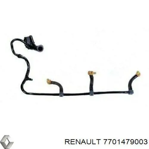 Tubo De Combustible Atras De Las Boquillas 7701479003 Renault (RVI)