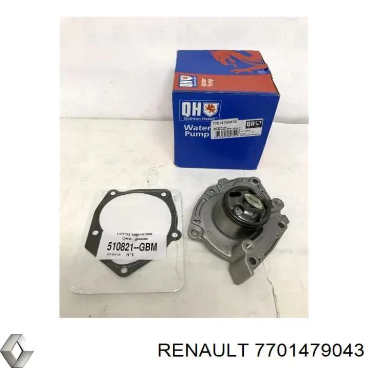 7701479043 Renault (RVI) Насос водяной
