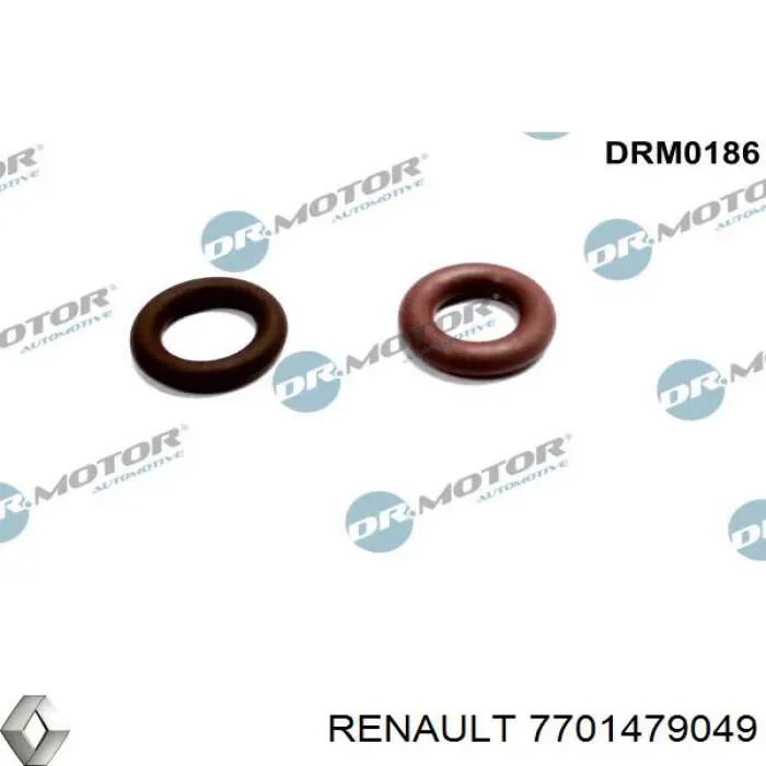 7701479049 Renault (RVI) кольцо (шайба форсунки инжектора посадочное)
