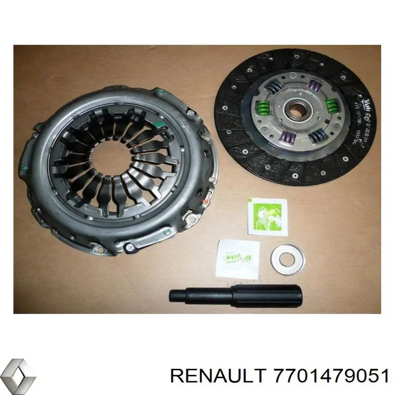 Купить 7701479051 Renault (RVI) Комплект сцепления (диск, корзина, подшипник)
