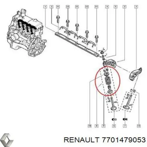 Купить 7701479053 Renault (RVI) 