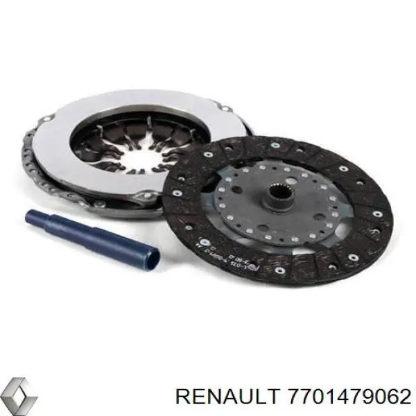 7701479062 Renault (RVI) kit de embraiagem (3 peças)