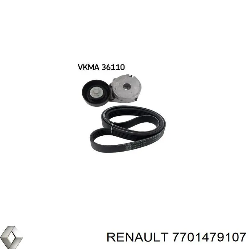 7701479107 Renault (RVI) Ремень приводной, комплект