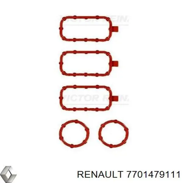 Комплект прокладок крышки клапанов 7701479111 Renault (RVI)