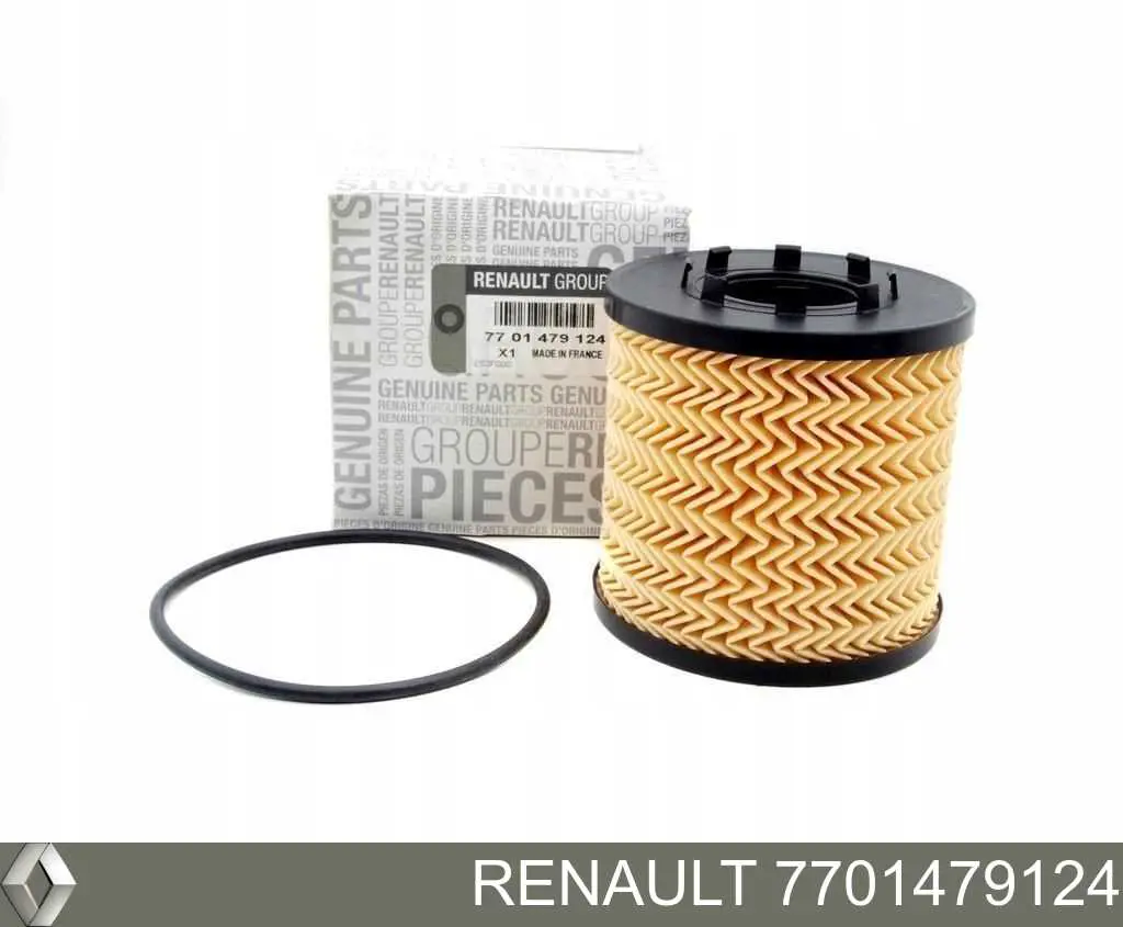 7701479124 Renault (RVI) filtro de óleo