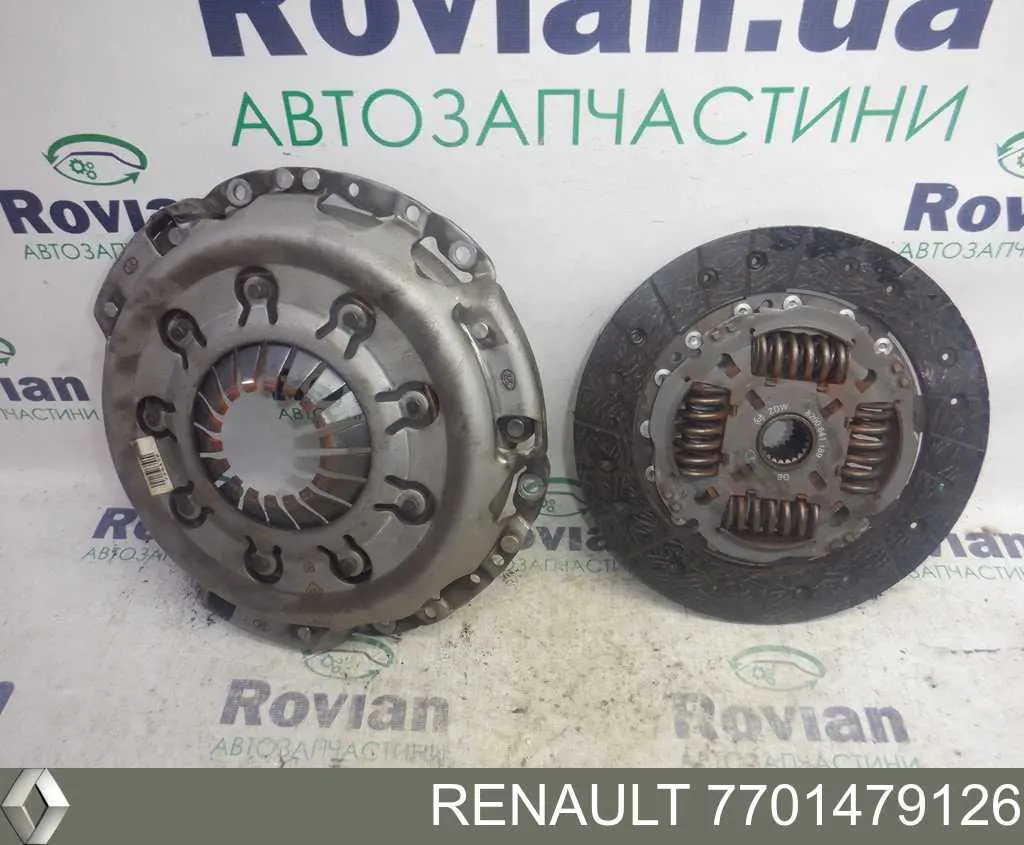 7701479126 Renault (RVI) kit de embraiagem (3 peças)