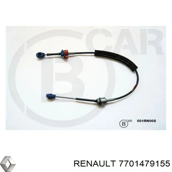 Трос переключения передач, выбора передачи Renault (RVI) 7701479155 цена, от 29.93 USD