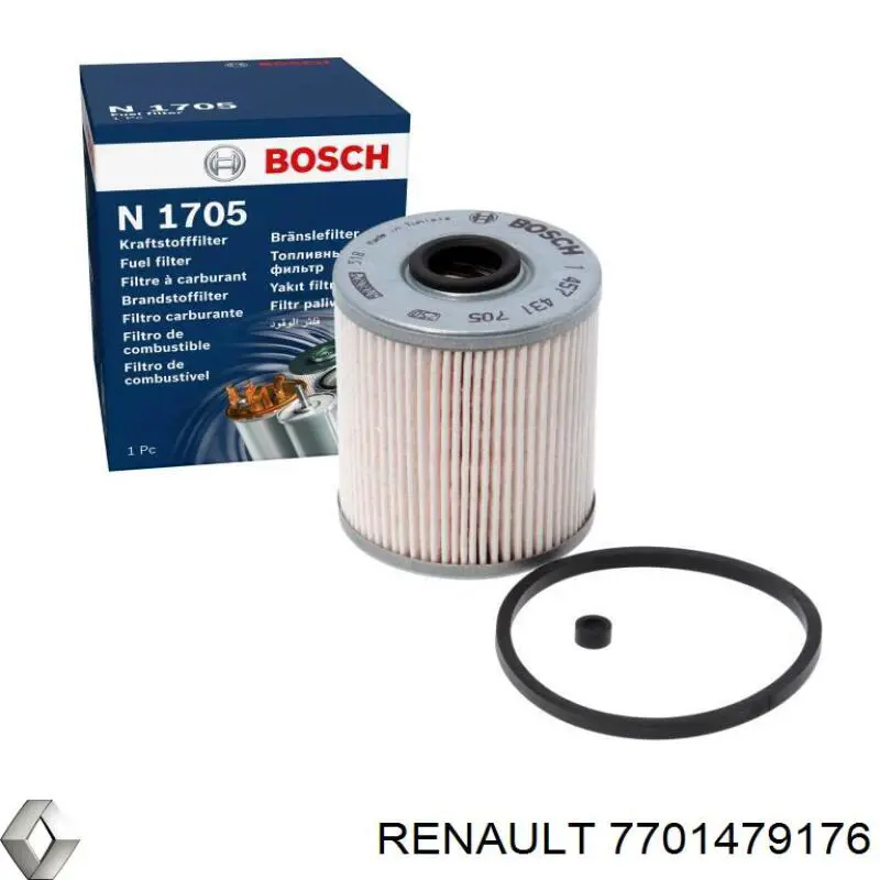 Топливный фильтр 7701479176 Renault (RVI)