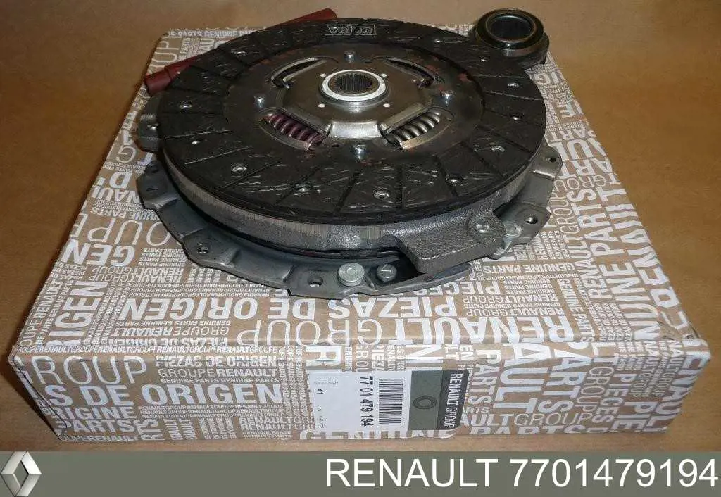 Купить 7701479194 Renault (RVI) Комплект сцепления (диск, корзина, подшипник)