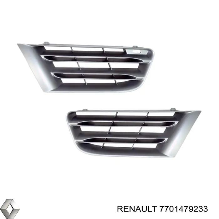 Облицовка радиатора Renault (RVI) 7701479233 цена, от 353.69 USD