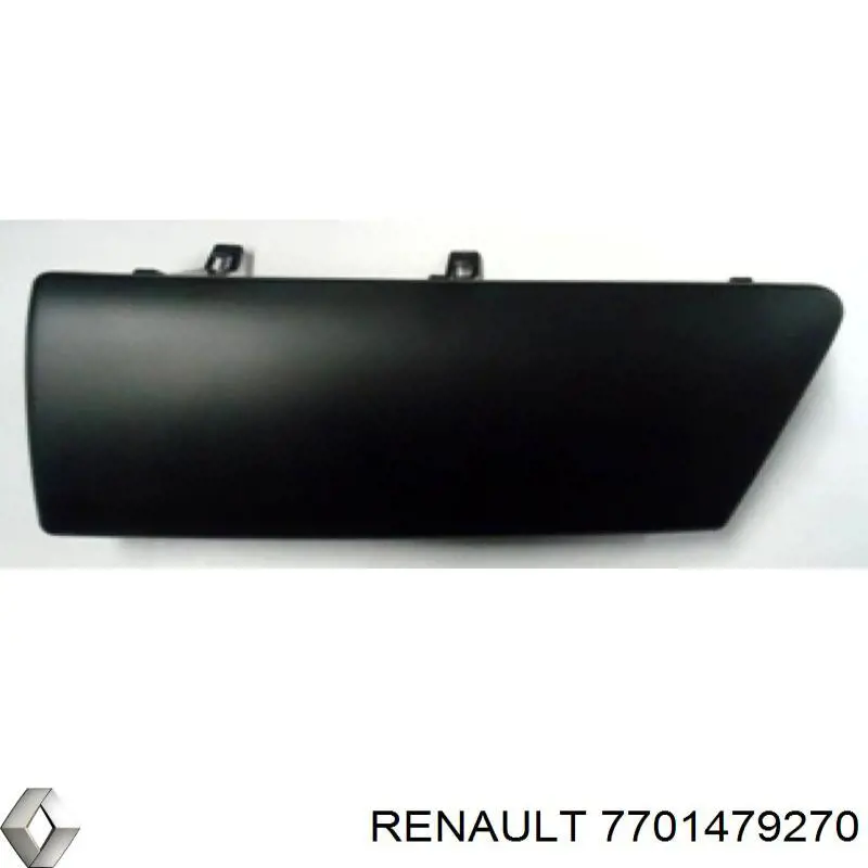 7701479270 Renault (RVI) placa sobreposta do pára-choque dianteiro