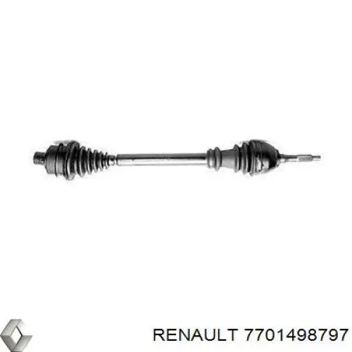 7701498797 Renault (RVI) полуось (привод передняя)