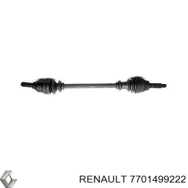 7701499222 Renault (RVI) полуось (привод передняя)