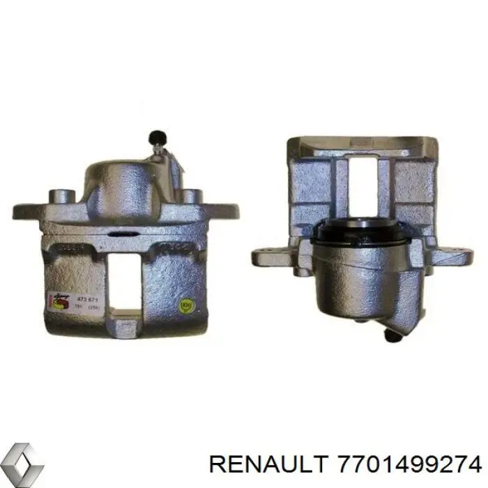 7701499274 Renault (RVI) Суппорт тормозной, передний, левый