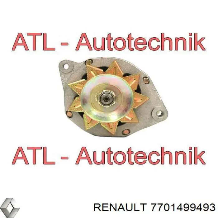 Генератор 7701499493 Renault (RVI)