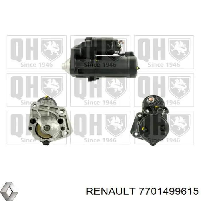 Стартер 7701499615 Renault (RVI)