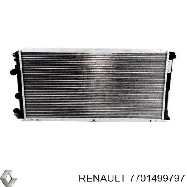 Купить 7701499797 Renault (RVI) Радиатор водяной