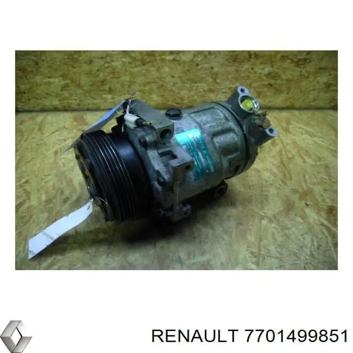 Компрессор кондиционера 7701499851 Renault (RVI)