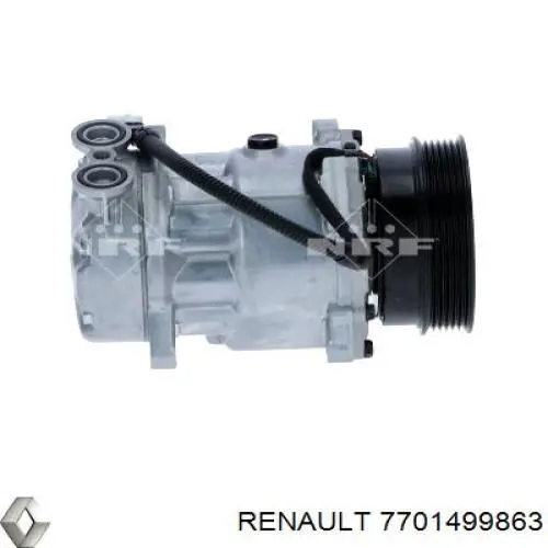 Компрессор системы кондиционирования Renault (RVI) 7701499863 цена, от 67.64 USD