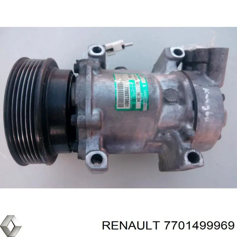 Компрессор системы кондиционирования Renault (RVI) 7701499969 цена, от 154.17 USD