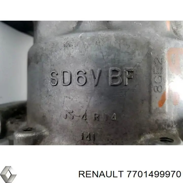 Компрессор системы кондиционирования Renault (RVI) 7701499970 цена, от 71.03 USD