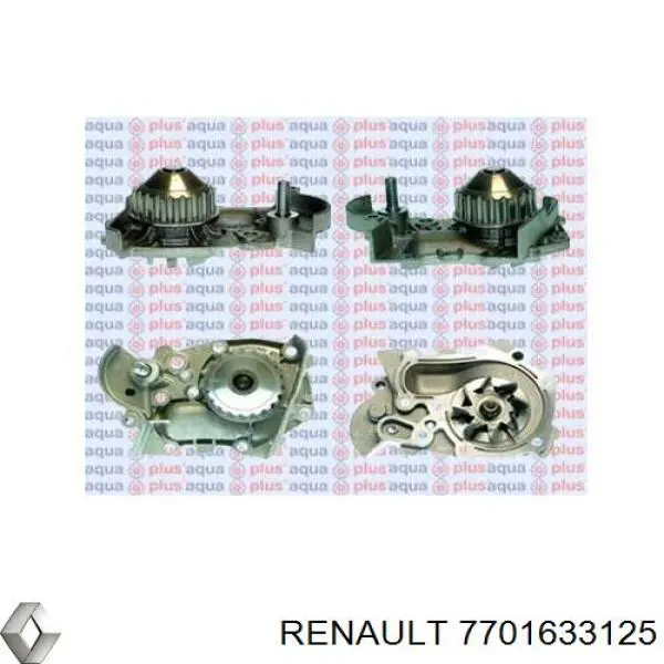Помпа охлаждения Renault (RVI) 7701633125 цена, от 26.95 USD