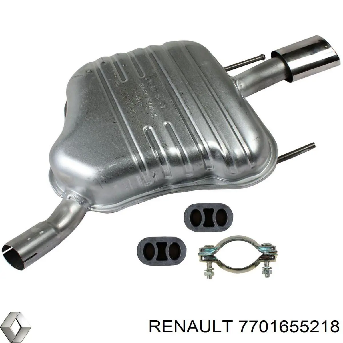 Хомут глушителя задний Renault (RVI) 7701655218