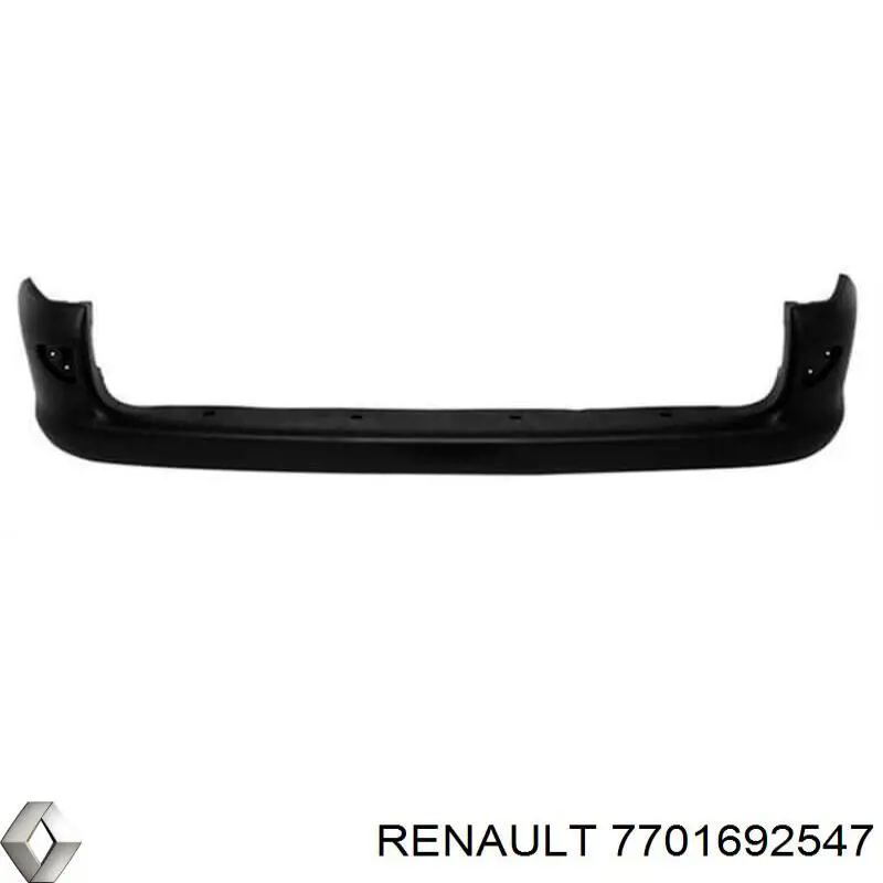 Бампер задний 7701692547 Renault (RVI)