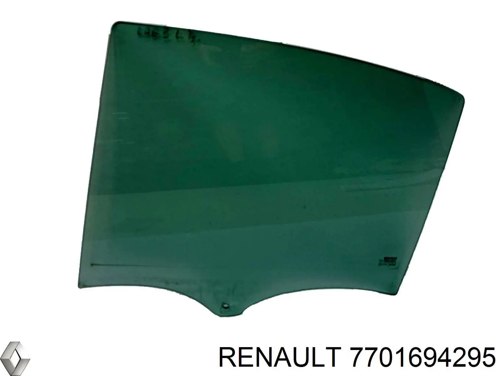 Стекло двери передней правой 7701694295 Renault (RVI)