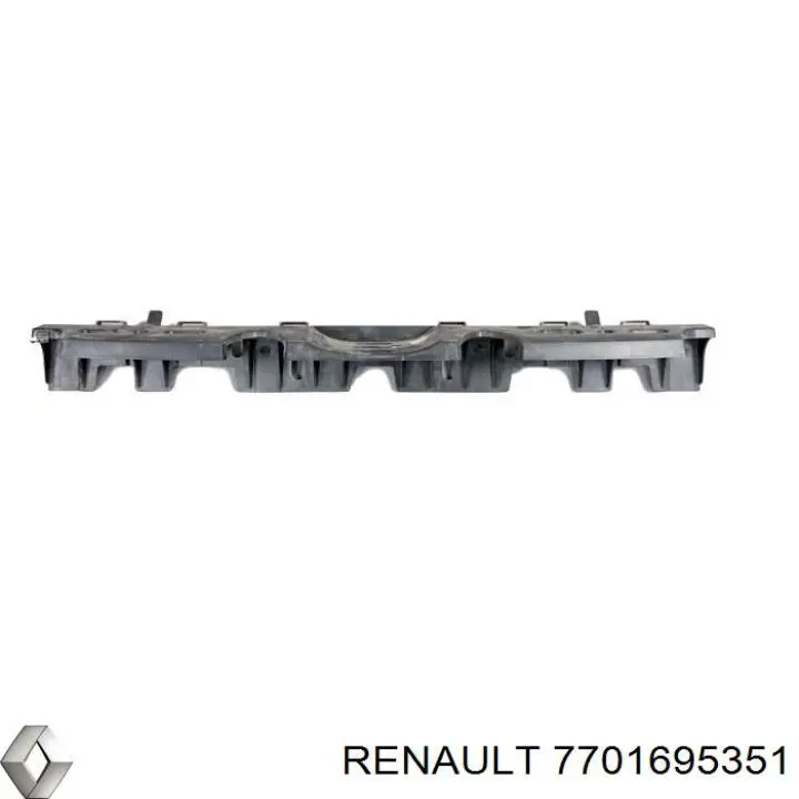 Кронштейн бампера переднего правый 7701695351 Renault (RVI)