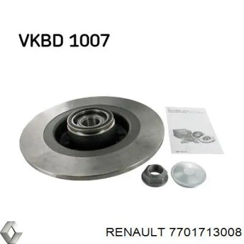Задний тормозной диск Renault (RVI) 7701713008 цена, от 78.94 USD
