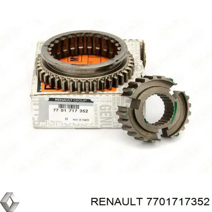 Синхронизатор 3/4-й передачи на Renault Kangoo KC0